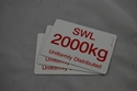 Picture of SWL Label 2000kg                    