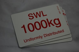 Picture of SWL Label 1000kg                    